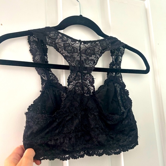 Anemone Black Lace Racerback Bralette - Picture 2 of 5